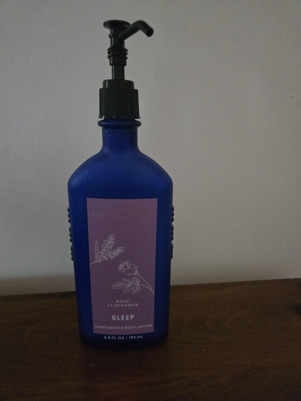 New Bath & Body Works Aromatherapy Rose Lavender Sleep Body Lotion 6.5 Fl Oz